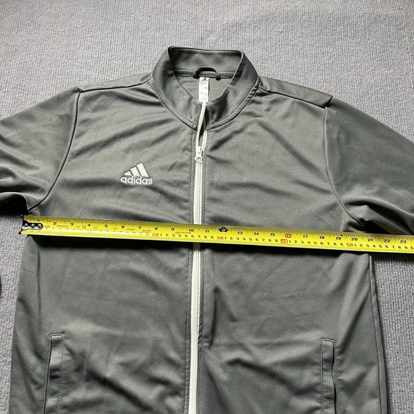 Adidas‎ Men's Large Jacket Zip Lightweight Aeroready Athletic Windbreaker *read - Picture 10 of 11